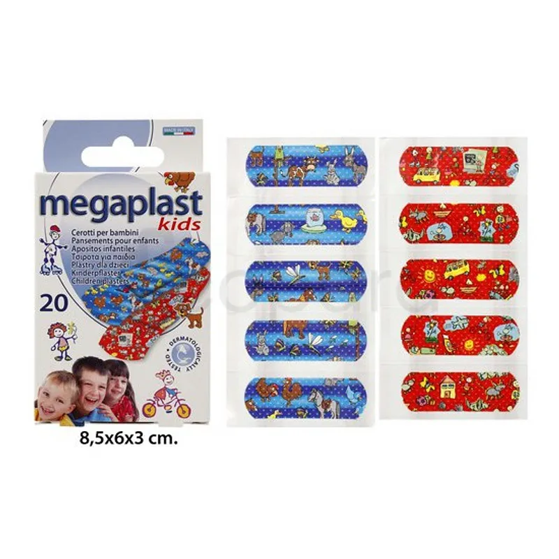 MEGAPLAST KIDS PANSEMENTS POUR ENFANTS BOITE DE 20