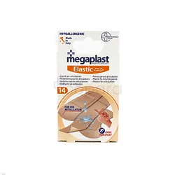 MEGAPLAST ELASTIC PANSEMENTS POUR LES ARTICULATIONS BOITE DE 14