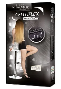 CELLUFLEX TECHNOLOGY BOXER SWAROVSKI NOIR TAILLE S-M