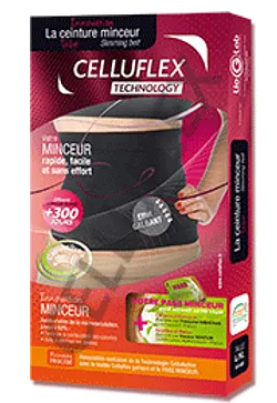 CELLUFLEX TECHNOLOGY CEINTURE MINCEUR TUBE NOIR TAILLE L-XL