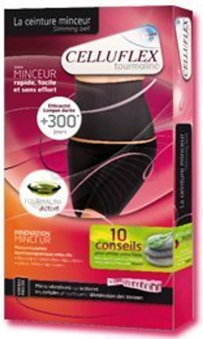 CELLUFLEX TOURMALINE CEINTURE MINCEUR VENTRE PLAT TAILLE UNIQUE