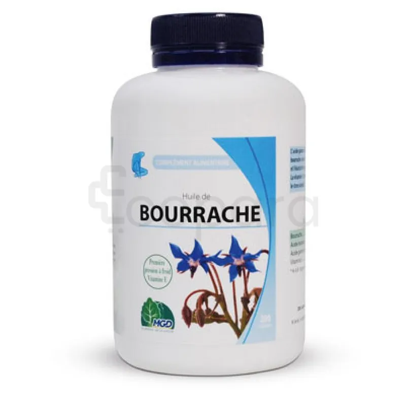 MGD HUILE DE BOURRACHE BOITE DE 200 CAPSULES