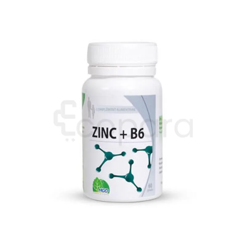 MGD ZINC + B6 BOITE DE 60 GELULES