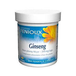 FENIOUX GINSENG 300MG BOITE DE 200 GELULES
