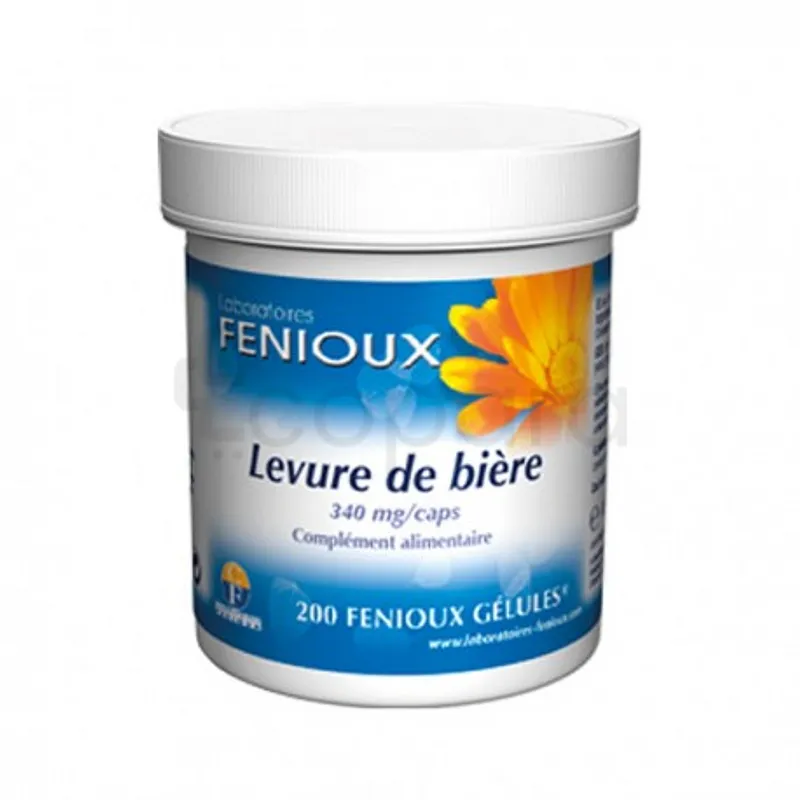 FENIOUX LEVURE DE BIERE BOITE DE 200 GELULES