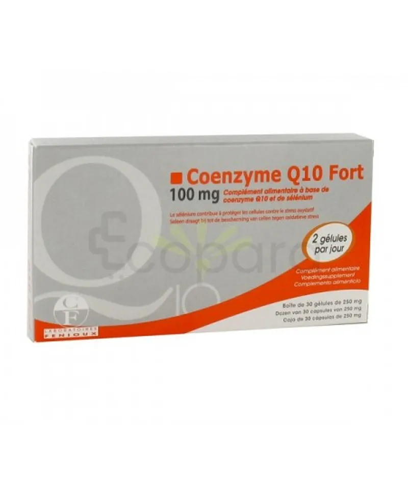 FENIOUX COENZYME Q10 FORT BOITE DE 30 GELULES