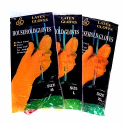OK HOUSEHOLD GLOVES GANTS DE MENAGE LATEX TAILLE XL