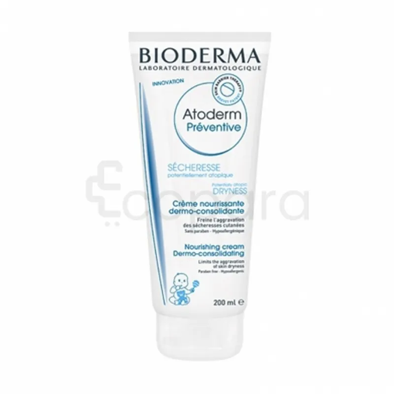 BIODERMA ATODERM PREVENTIVE SECHERESSE CREME NOURRISSANTE 200ML