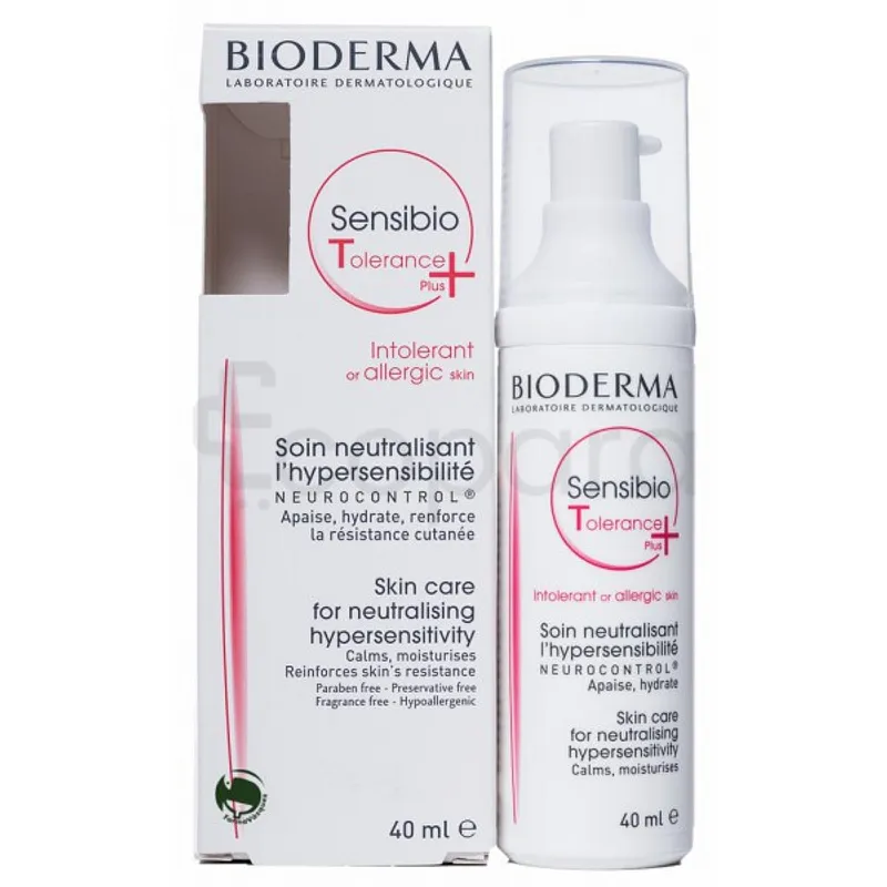 BIODERMA SENSIBIO TOLERANCE PLUS SOIN NEUTRALISANT L'HYPERSENSIBILITE 40ML