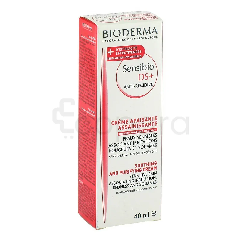 BIODERMA SENSIBIO DS+ ANTI-RECIDIVE CREME APAISANTE ASSAINISSANTE 40ML