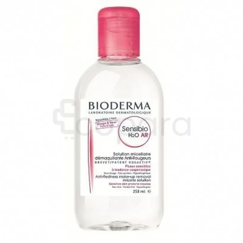 BIODERMA SENSIBIO H2O AR SOLUTION MICELLAIRE DEMAQUILLANTE ANTI-ROUGEURS 250ML