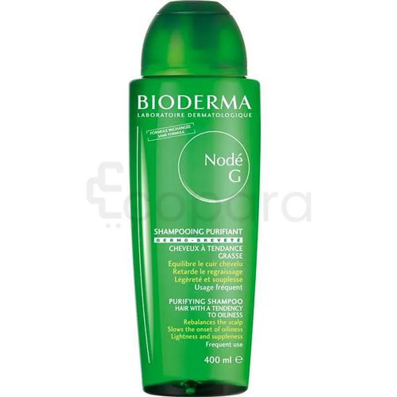 BIODERMA NODE G SHAMPOOING PURIFIANT CHEVEUX A TENDANCE GRASSE 400ML