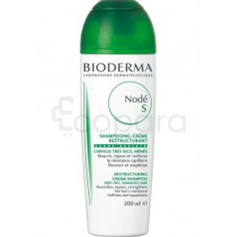 BIODERMA NODE S SHAMPOOING CREME RESTRUCTURANT CHEVEUX TRES SECS ABIMES 200ML