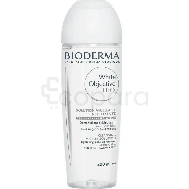 BIODERMA WHITE OBJECTIVE H2O SOLUTION MICELLAIRE NETTOYANTE 200ML