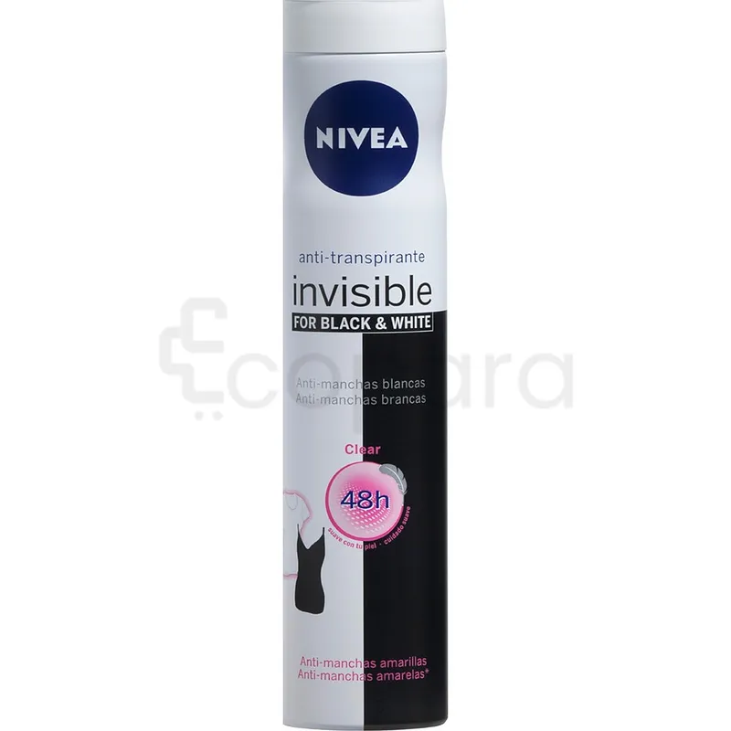NIVEA DEODORANT INVISIBLE FOR BLACK AND WHITE 48H 200ML