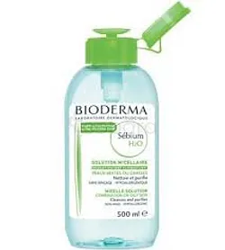 BIODERMA SEBIUM H2O SOLUTION MICELLAIRE 500ML POMPE