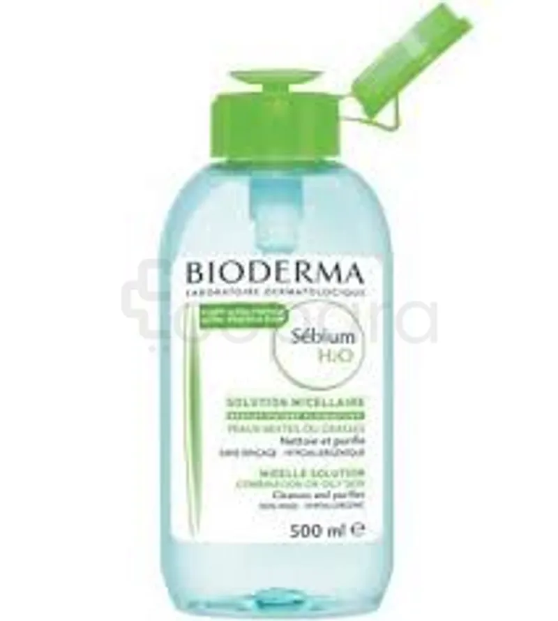 BIODERMA SEBIUM H2O SOLUTION MICELLAIRE 500ML POMPE