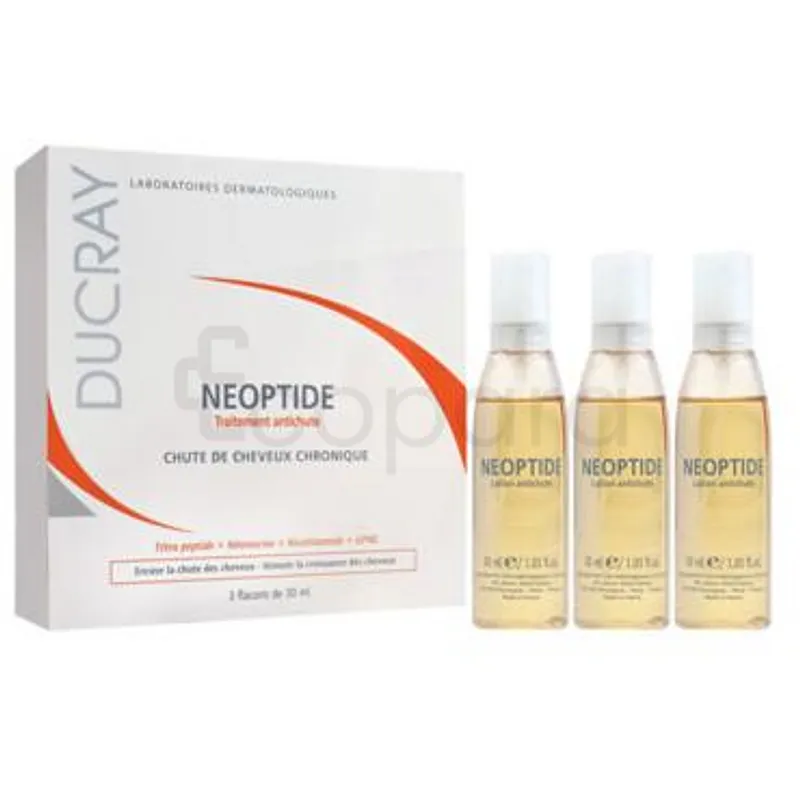 DUCRAY NEOPTIDE TRAITEMENT ANTI-CHUTE FEMININE BOITE DE 3 LOTIONS DE 30ML