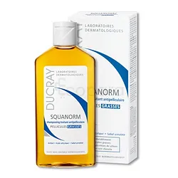 DUCRAY SQUANORM SHAMPOOING TRAITANT ANTI-PELLICULAIRE PELLICULES GRASSES 125ML