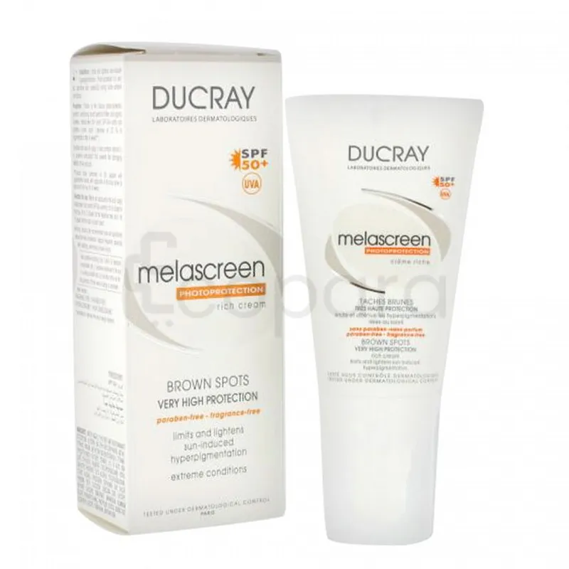 DUCRAY MELASCREEN PHOTOPROTECTION CRÈME RICHE SPF50+ TACHES BRUNES 40ML