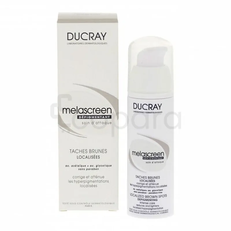 DUCRAY MELASCREEN DEPIGMENTANT SOIN D'ATTAQUE TACHES BRUNES LOCALISEES 30ML
