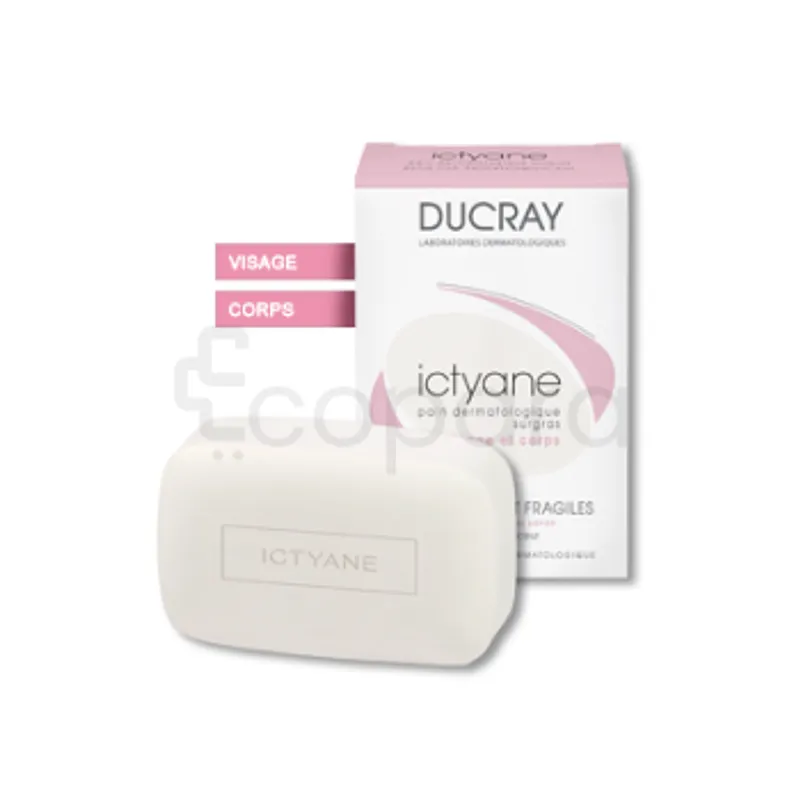 DUCRAY ICTYANE PAIN DERMATOLOGIQUE SURGRAS VISAGE ET CORPS 200G