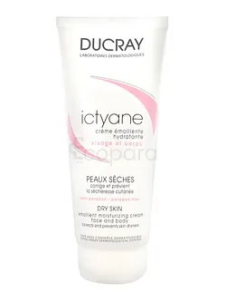 DUCRAY ICTYANE CREME EMOLLIENTE HYDRATANTE VISAGE ET CORPS 150ML