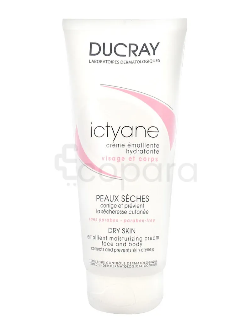 DUCRAY ICTYANE CREME EMOLLIENTE HYDRATANTE VISAGE ET CORPS 150ML