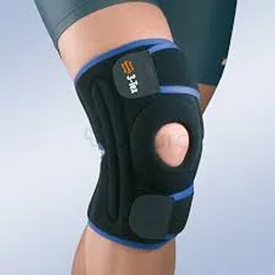 ORLIMAN GENOUILLERE ENVELOPPANTE AVEC RENFORTS LATERAUX FLEXIBLES NOIRE REFERENCE 7119