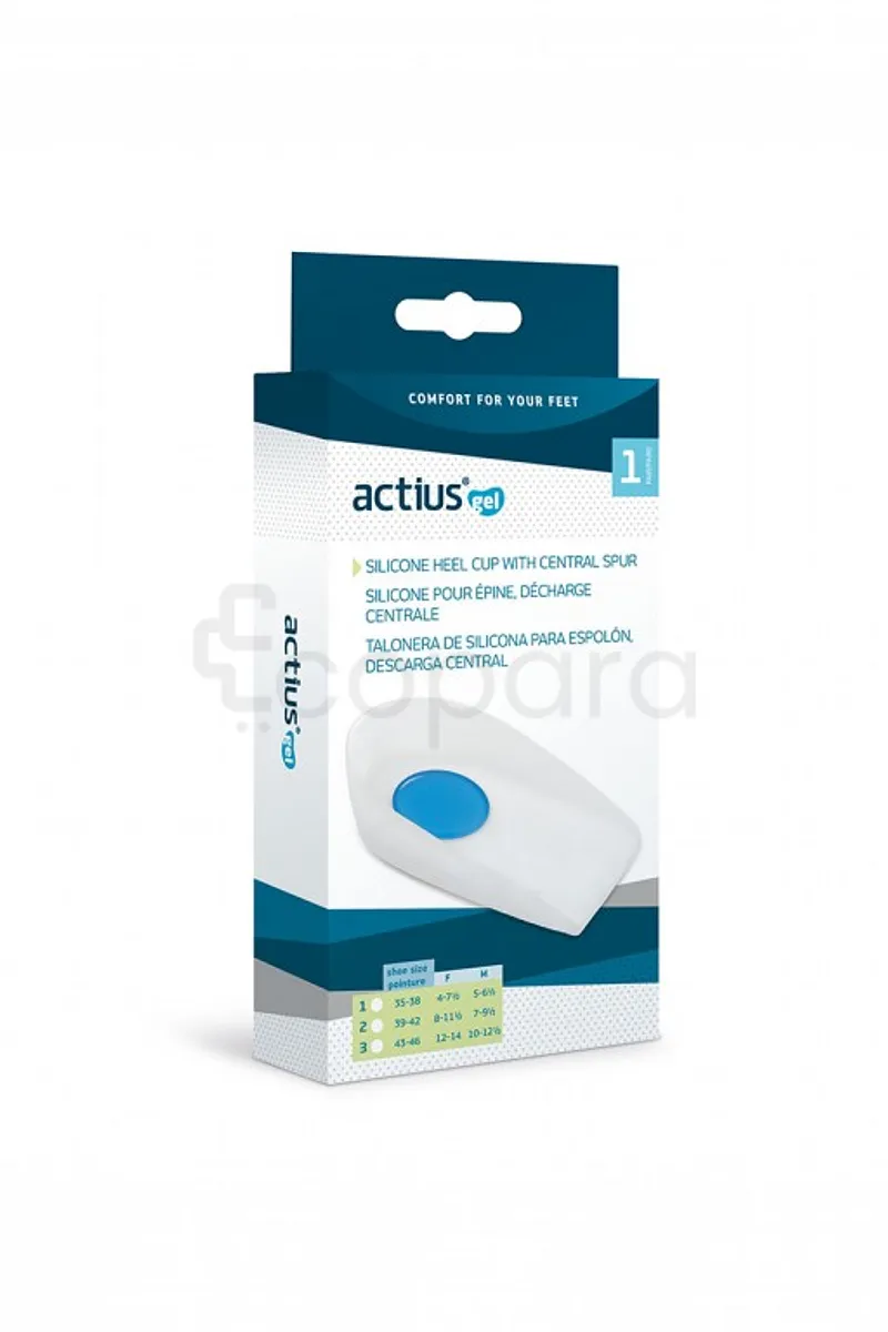ACTIUS TALONETTE EN SILICONE POINT CENTRE TAILLE L REFERENCE ACP903