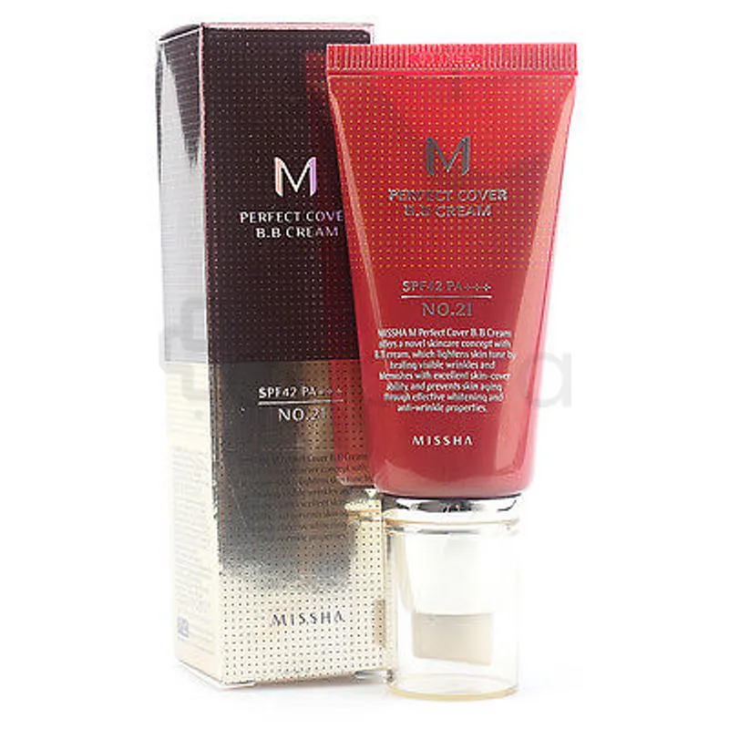 MISSHA PERFECT COVER BB CREAM SPF42 NUMERO 21 50ML