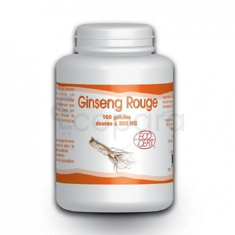 GPH DIFFUSION GINSENG ROUGE 300MG BOITE DE 100 GELULES