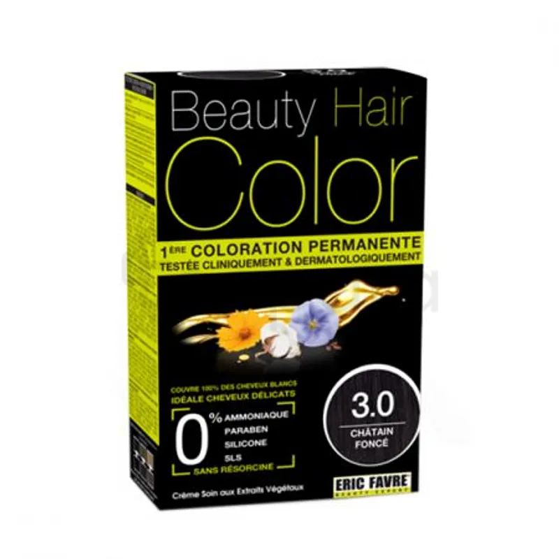 BEAUTY HAIR COLOR NUMERO 3.0 CHATAIN FONCE