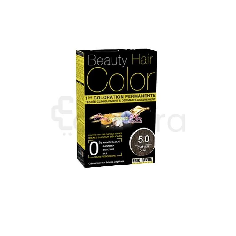 BEAUTY HAIR COLOR NUMERO 5.0 CHATAIN CLAIR