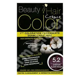 BEAUTY HAIR COLOR NUMERO 5.2 CHATAIN CLAIR VIOLET