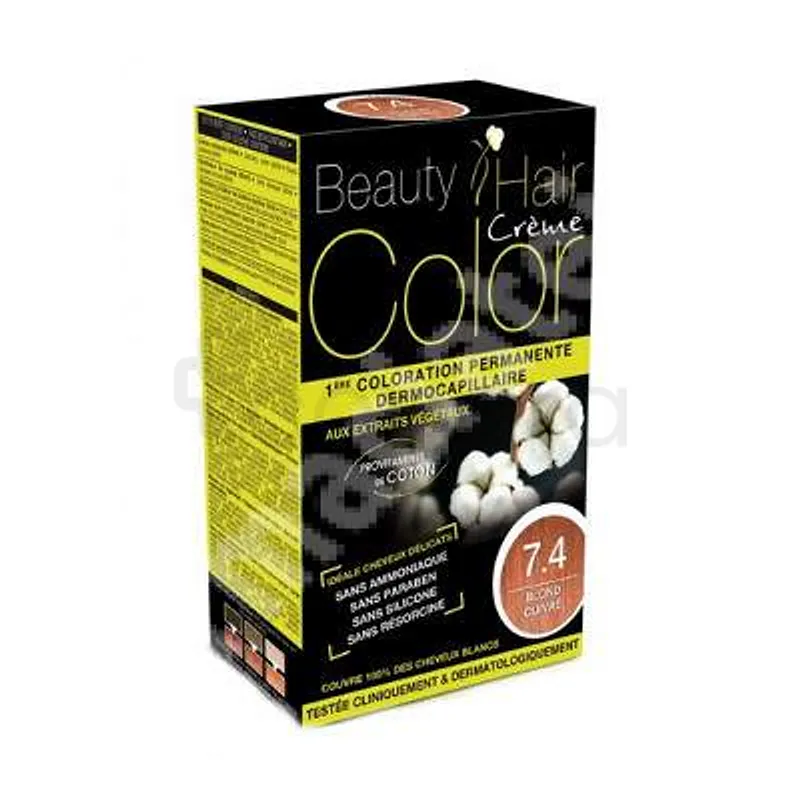 BEAUTY HAIR COLOR NUMERO 7.4 BLOND CUIVRE