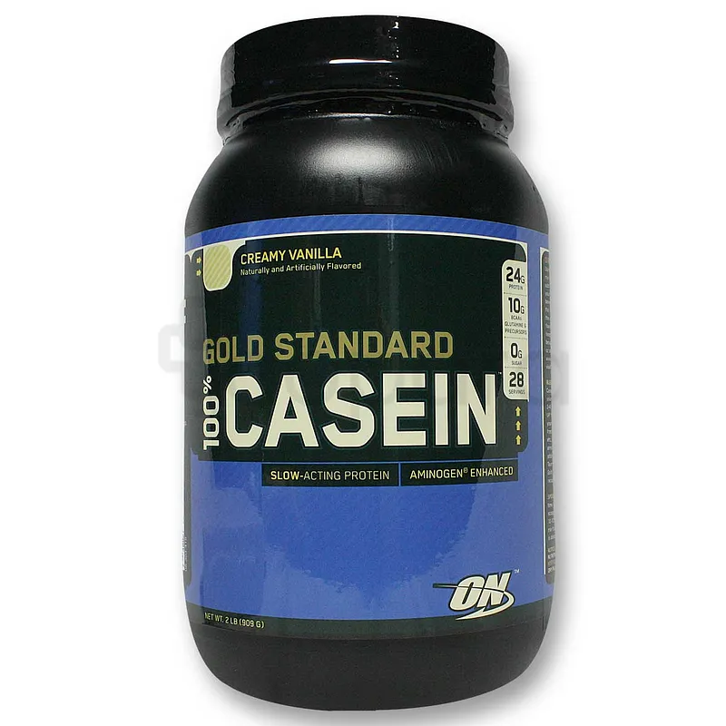 OPTIMUM NUTRITION ON 100% GOLD STANDARD CASEIN CREAMY VANILLA 908G