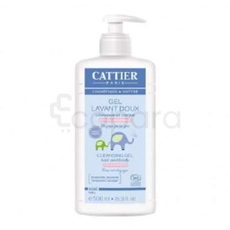CATTIER BEBE GEL LAVANT DOUX CHEVEUX ET CORPS 500ML