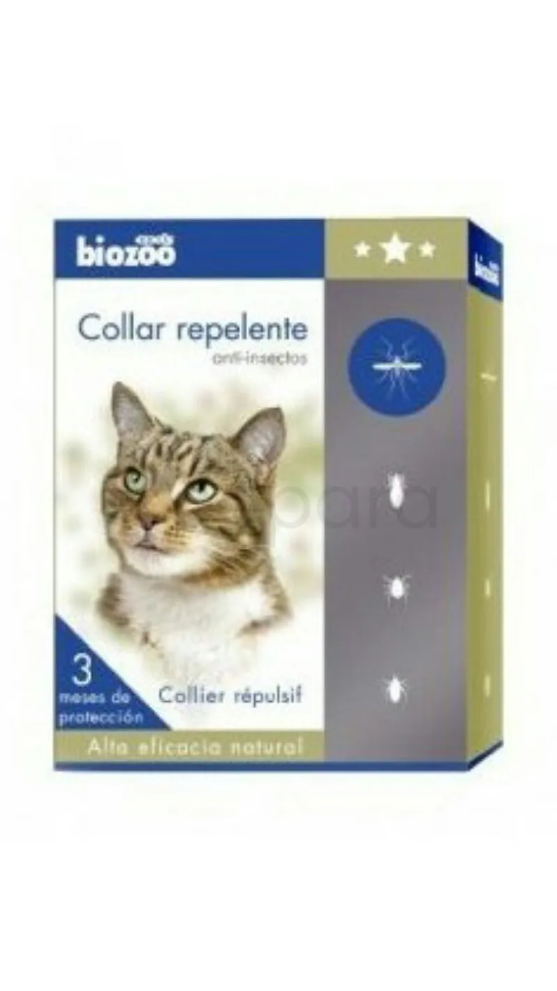 BIOZOO COLLIER REPULSIF CHAT BOITE DE 3