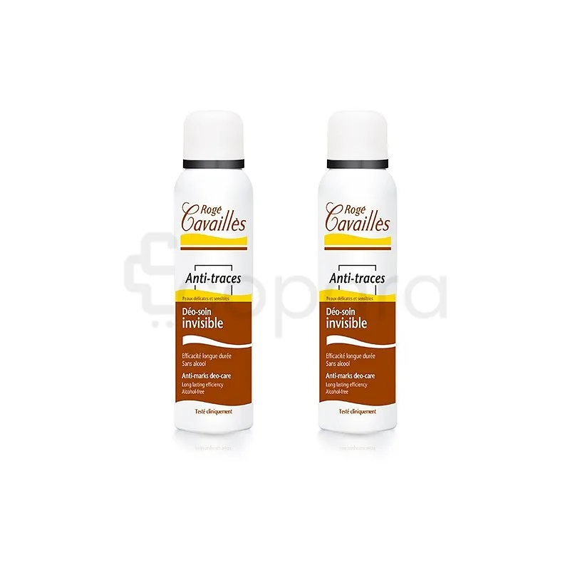 ROGE CAVAILLES DEODORANT ANTI-TRACES SOIN INVISIBLE SPRAY 2*150ML
