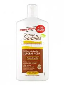 ROGE CAVAILLES GEL BAIN ET DOUCHE SURGRAS ACTIF AMANDE VERTE +33% GRATUIT 400ML