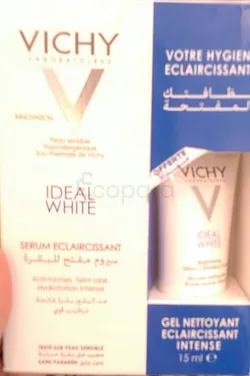 VICHY IDEAL WHITE SERUM ECLAIRCISSANT 30ML + IDEAL WHITE MOUSSE NETTOYANTE ECLAIRSISSANTE INTENSE 15ML