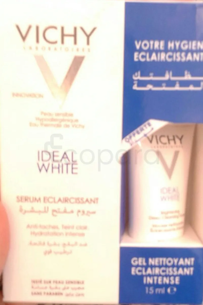 VICHY IDEAL WHITE SERUM ECLAIRCISSANT 30ML + IDEAL WHITE MOUSSE NETTOYANTE ECLAIRSISSANTE INTENSE 15ML