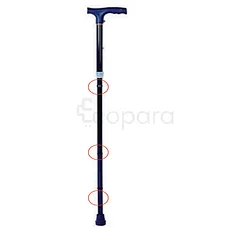 CAREMAX CANNE ALUMINIUM PLIABLE ET REGLABLE REFERENCE CA835L2