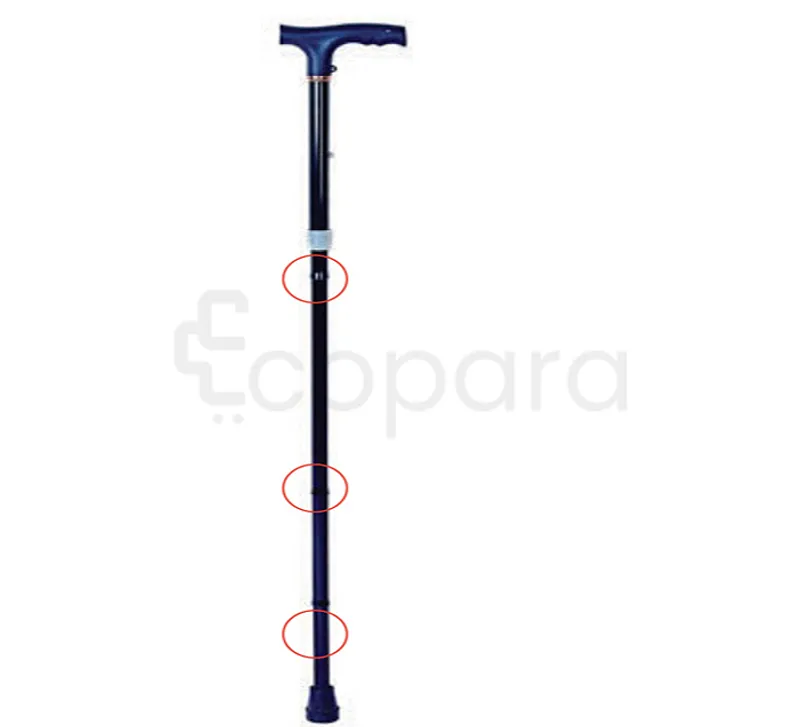 CAREMAX CANNE ALUMINIUM PLIABLE ET REGLABLE REFERENCE CA835L2