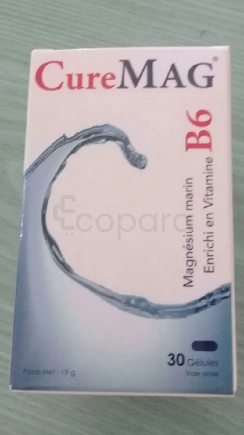 CUREMAG B6 MAGNESIUM MARIN BOITE DE 30 GELULES