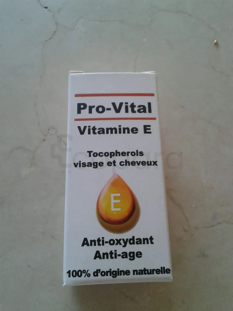 PRO-VITAL VITAMINE E TOCOPHEROIS VISAGE ET CHEVEUX ANTI-OXYDANT ANTI-AGE