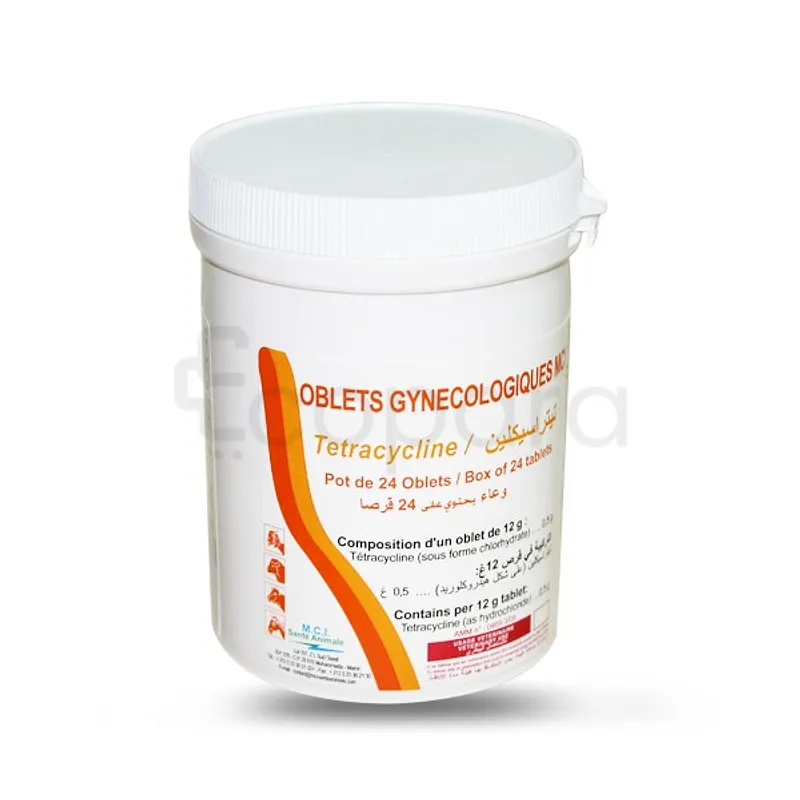 TETRACYLINE OBLETS GYNECOLOGIQUES MCI BOITE DE 24