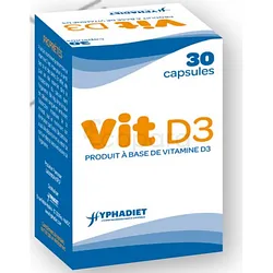 HYPHADIET VIT D3 BOITE DE 30 CAPSULES