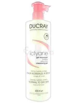 DUCRAY ICTYANE GEL MOUSSANT SURGRAS ULTRA-RICH PEAUX NORMALES A SECHES 400ML